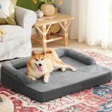 Cama Ortopédica Para Perros Extra Grandes, Xl, Espuma Revers