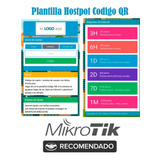 Plantilla Hotspot Mikrotik Voucher Usuario Codigo Qr Nuevo