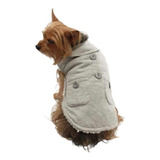 Capa Abrigo Calientito Trendy Gris P/perro Talla 7 Pet Pals