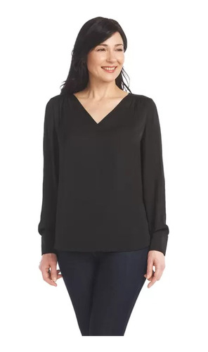 Blusa Elegante Tipo Seda Para Dama Hilary Radley De Moda