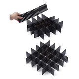 42 Pack Adjustable Drawer Organizer Dividers For Socks, Unde