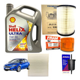 Kit Service 4 Filtros Ford Focus 3 + Aceite Sintetico Shell