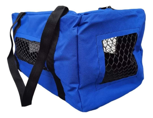 Bolso Transportado Gato Perro Viaje Base Rígida De 50x30x30 