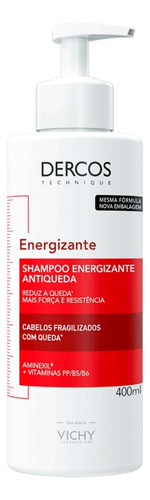  Shampoo Vichy Dercos Technique Energizante Shampoo Vichy Dercos Energizante Para Frágil E Queda 400ml Tratamento Concentrado De Neutro En Pote De 400ml De 400g