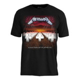 Camiseta Metallica Master Of Puppets Stamp Rockwear
