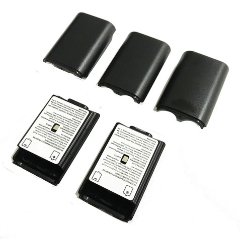 5 Suporte Porta Pilha Controle Xbox 360 Preto