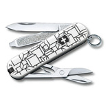 Navaja Victorinox Classic Edición Limitada Diseños Del Mundo Color Cubic Illusion