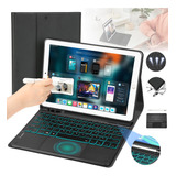 Funda Para iPad 10.2/10.5 Universal Teclado Bluetooth+stylus