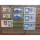 8 Timbres Postales De Ecuador Estampillas 1958 Y 1960 Escaso