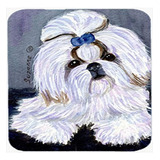 Ss8685lcb Shih Tzu Tabla De Cortar De Vidrio Grande Decorati