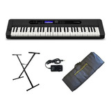 Pack Teclado Casio Cts400 5 Octavas Fuente Funda Soporte