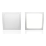 Painel Plafon Led Embutir Quadrado 18w Br Fria 6500k Ledbee Cor Branco 110v/220v