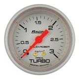 Kit 3 Relojes Racing 52mm Orlan Rober Turbo Aceite Comb 8k