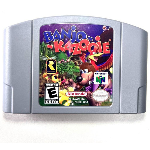 Banjo Kazzoie N64 Cartucho Novo 