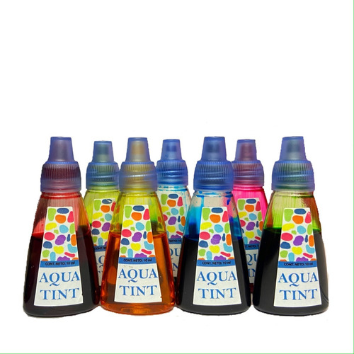 Aqua Tint Pigmento 10 Ml Traslúcido Resina Epoxi Vidrio