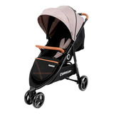 Cochecito De 3 Ruedas Carestino Jogger Midway Con Huevito Coo18-ng Beige Con Chasis Color Negro