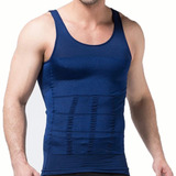 Fajas De Hombre Tank Camiseta Reductora Modeladora 7 Colores