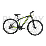 Bicicleta Fire Bird Outback  2022 R29 L 21v Frenos De Disco Mecánico Color Negro/amarillo  