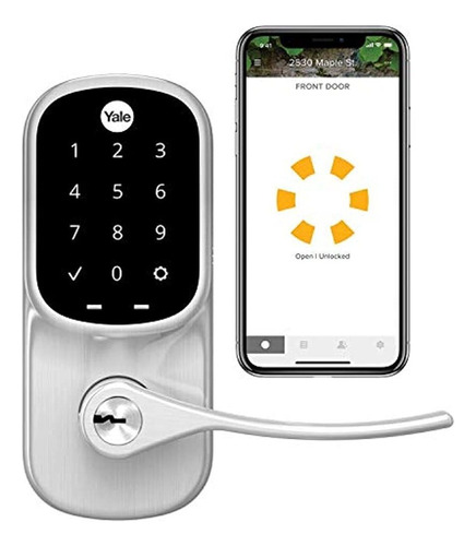 Yale Assure Lever, Wi-fi Smart Door Lever (para Puertas Sin 