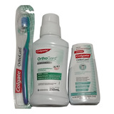 Kit Orthogard Colgate Enjuague, Cepillo, Gel Para Brackets