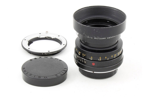 Leica 50 Mm F2 Summicron R + Adaptador Canon Eos
