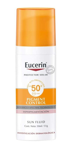 Eucerin Sun Protection Fluido Pigment Control Spf50+ 50ml