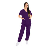 Uniforme Talla Grande Mujer Pijama Medica Antifluido