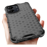 For Xiaomi Poco C65 Honeycomb Pattern Lens Cover Hard Case