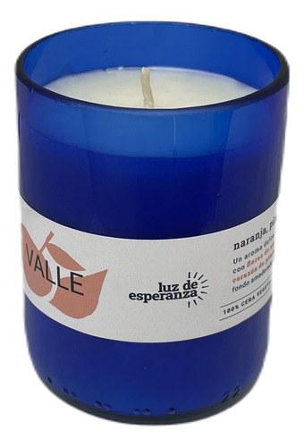 Velas Aromáticas 100% Cera De Soja En Vaso De Vidrio