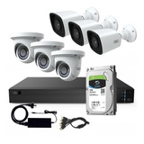 Kit 6 Cámaras X-28 Seguridad 1080p Dvr 8 L.sony Disco 1t