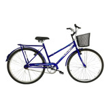 Bicicleta Passeio Calil Veneza Poti Aro 26 V-break - Azul Tamanho Do Quadro Único