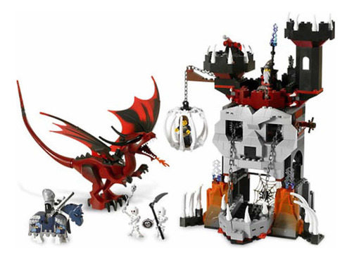 Lego 7093. Castle. Fantasy Era. Skeleton Tower. Usado.