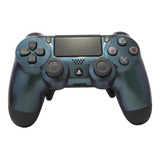 Controle Stelf Ps4 Com Grip Blue Chameleon