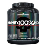 Whey 100% Hd 1,8kg Wpc + Isolado + Hidrolisado - Black Skull Sabor Cookies And Cream