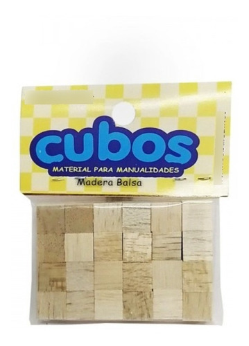 Cubo De Balso Madera 50 Mm X20 Unidades