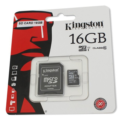 Memoria Micro Usb  Kingston /16gb  + Sd