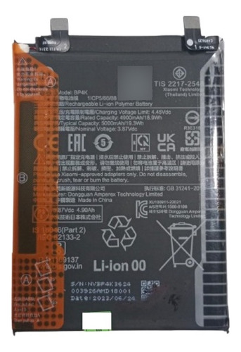 Batería Para Xiaomi Poco X5 Pro Note 12 Pro Original Bajada