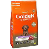 Ração Golden Mini Bits Carne 3kg Cães Filhotes Porte Pequeno