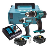 Combo Furadeira Impact Dhp453 + Paraf Dtd152 + Maleta Makita