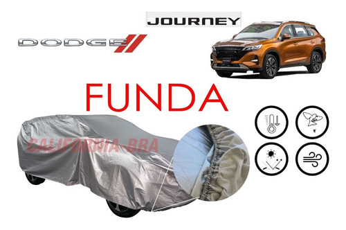 Funda Cubierta Lona Forro Cubre Dodge Journey 2022 2023