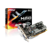 Msi N210-md1g/d3, Geforce 210, 1 Gb, Gddr3, 64 Bit