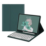 Funda Con Teclado Henghui Para Galaxy Tab A8 Verde