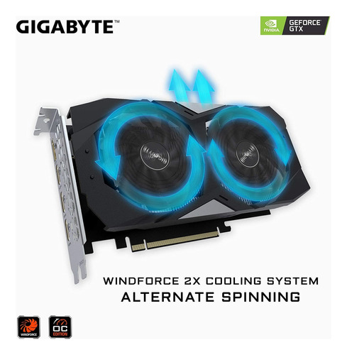 Tarjeta Gráfica Gigabyte Geforce Gtx 1050 Ti Empujes (gv-n10