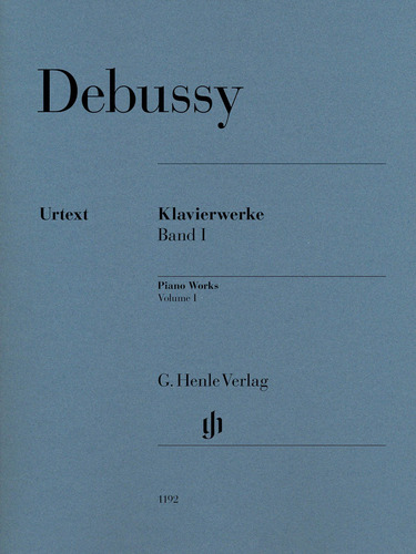 Debussy Piano Works Volumen 1 1880-1905 (edicion Multilingue