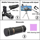 Yacsejao Hd 20x Zoom Lens With TriPod Telephoto Mobile Phone