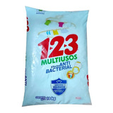 Detergente En Polvo Multiusos 123 10kg Efecto Antibacterial