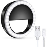 Aro De Luz Led Celular Selfie Light Recargable Usb Ring