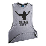 Musculosa Sudadera Arnold No Pain Gym Gimnasio Crossfit