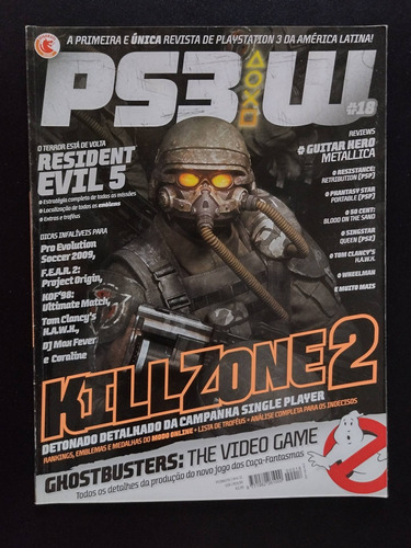 Revista Ps3w 18 Killzone 2 Resident Evil 5 Playstation