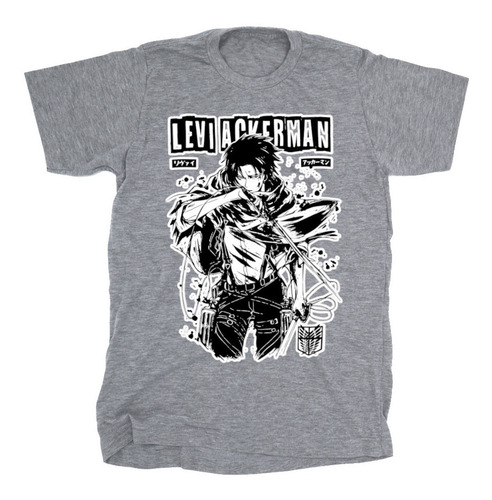 Playera Niño(a) Attack- On Titan Gran Leviackerman